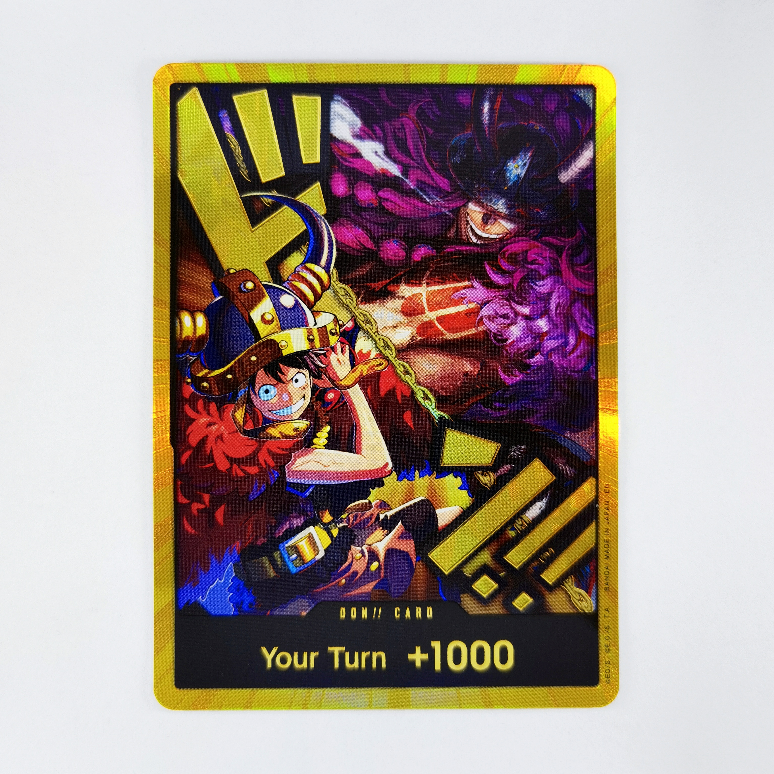 DON!! Card (Alternate Art) (Luffy and Loki) (Gold)